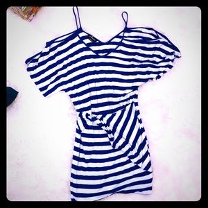 ⭐️Sexxxy⭐️ BEBE Striped Casual sexy Dress